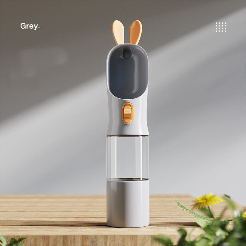 2-in-1 Bunny-Ear Travel Bottle (Water & Food)