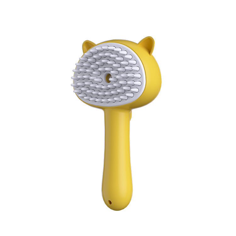 Steam Grooming Brush (Rechargeable, Anti-Shedding)