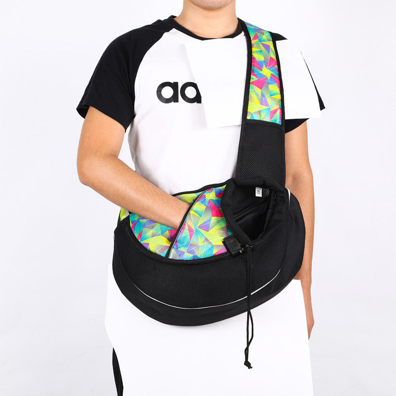 Cozy Crossbody Carrier for Small Dogs & Cats (Hands-Free Travel)