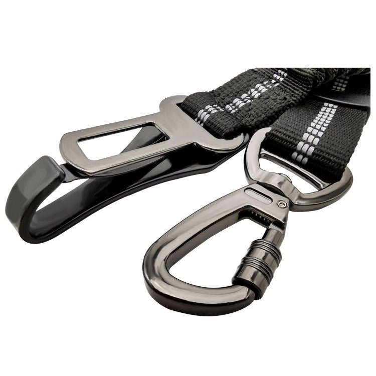 Safety Car Seat Belt For Pets (Reflective & Shock-Absorbing)