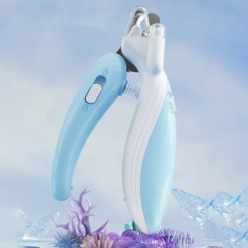 Pet-Safe LED Nail Clippers (Built-in Light Prevents Bleeding)