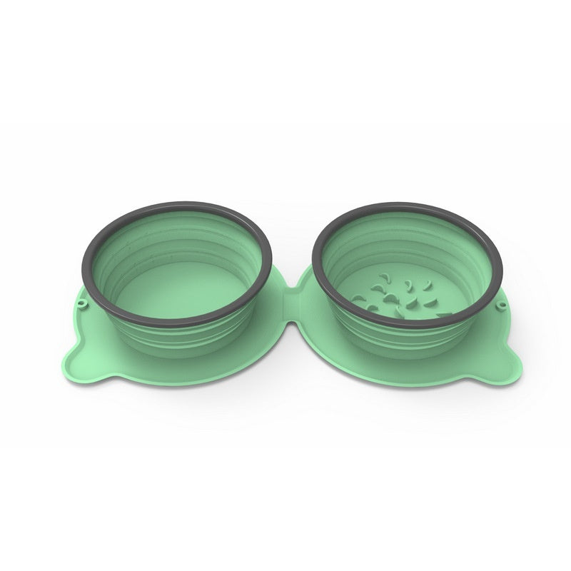 2-in-1 Anti-Bloat Silicone Feeder (Foldable Travel Ready)